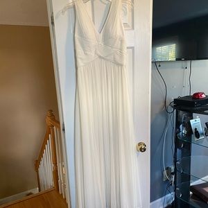 Off White Evening Gown